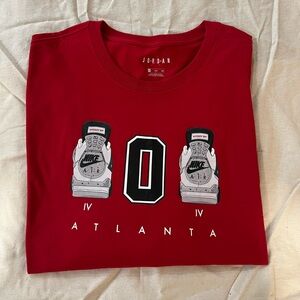 Jordan Red Short Sleeve Graphic Tee